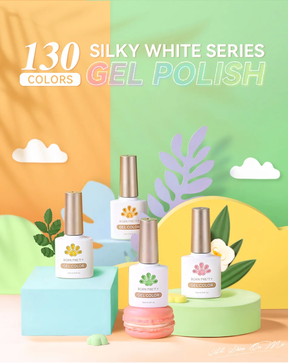 BORN PRETTY 10ML Nail Gel Polish All For Manicure Semi Permanent Varnishes Soak Off Gel UV LED Base Super Top Matte Coat Gel