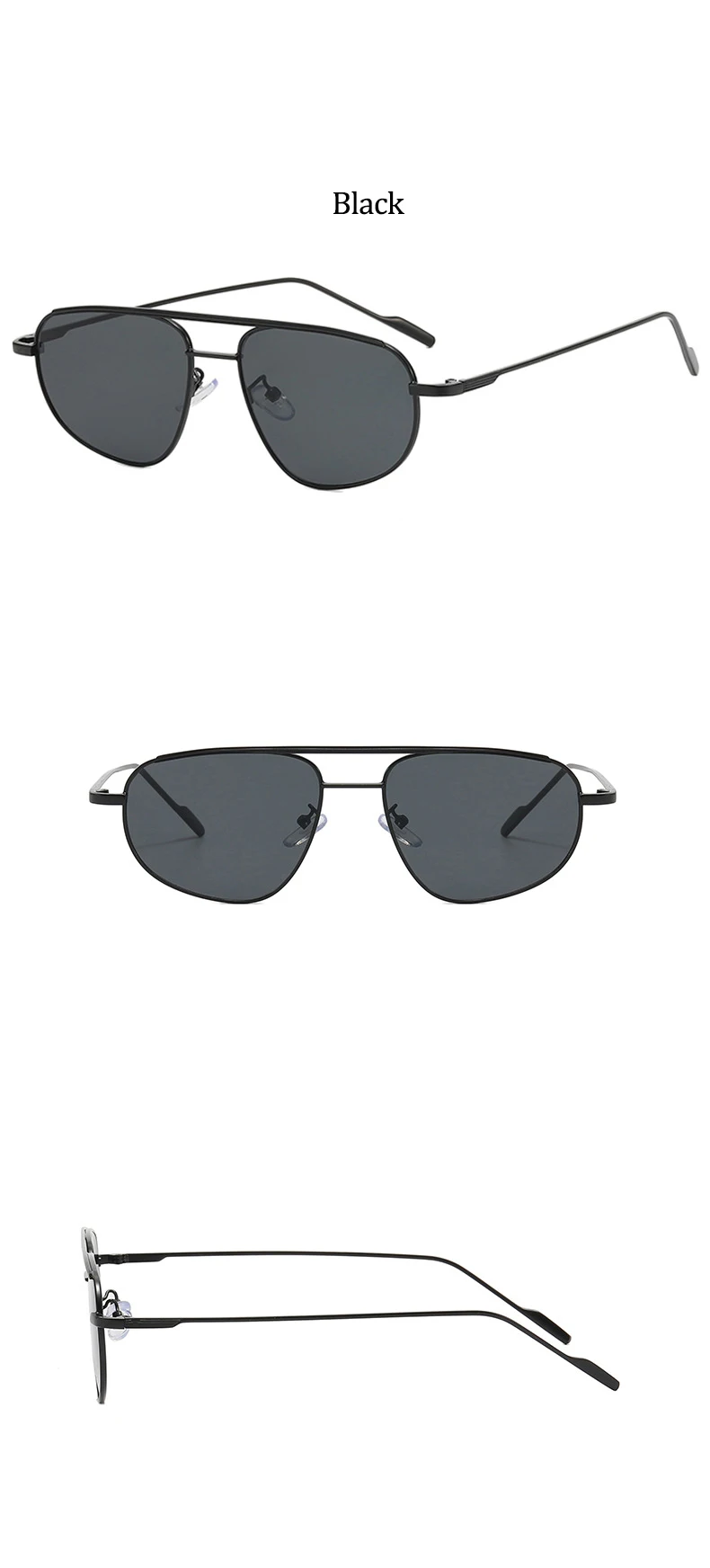 Classic Metal Sunglasses Men 2025 Luxury Brand Design Trendy Square Sun Glasses Shades For Women UV400 Goggles