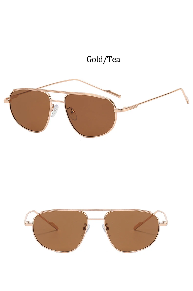 Classic Metal Sunglasses Men 2025 Luxury Brand Design Trendy Square Sun Glasses Shades For Women UV400 Goggles