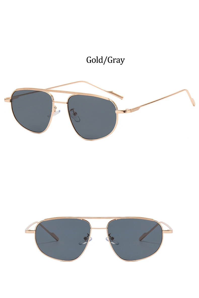 Classic Metal Sunglasses Men 2025 Luxury Brand Design Trendy Square Sun Glasses Shades For Women UV400 Goggles