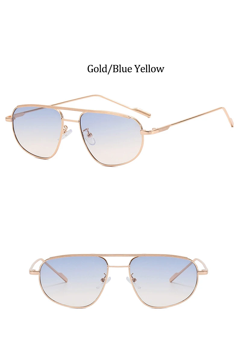 Classic Metal Sunglasses Men 2025 Luxury Brand Design Trendy Square Sun Glasses Shades For Women UV400 Goggles