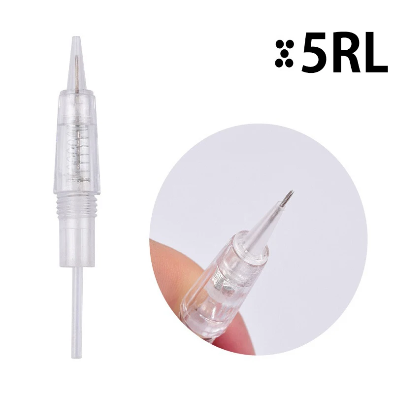 10pcs Disposable Screw Tattoo Needle Cartridge for Premium Charmant Permanent Tattoo Machine 1RL 1D 2RL 3RL 3F 5RL 5F 7RL 7F