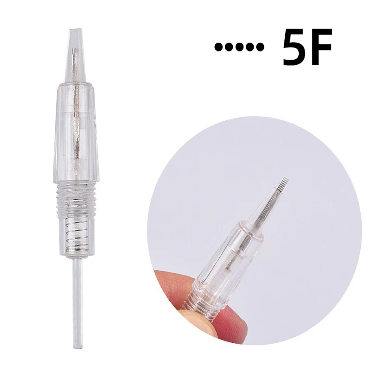 10pcs Disposable Screw Tattoo Needle Cartridge for Premium Charmant Permanent Tattoo Machine 1RL 1D 2RL 3RL 3F 5RL 5F 7RL 7F