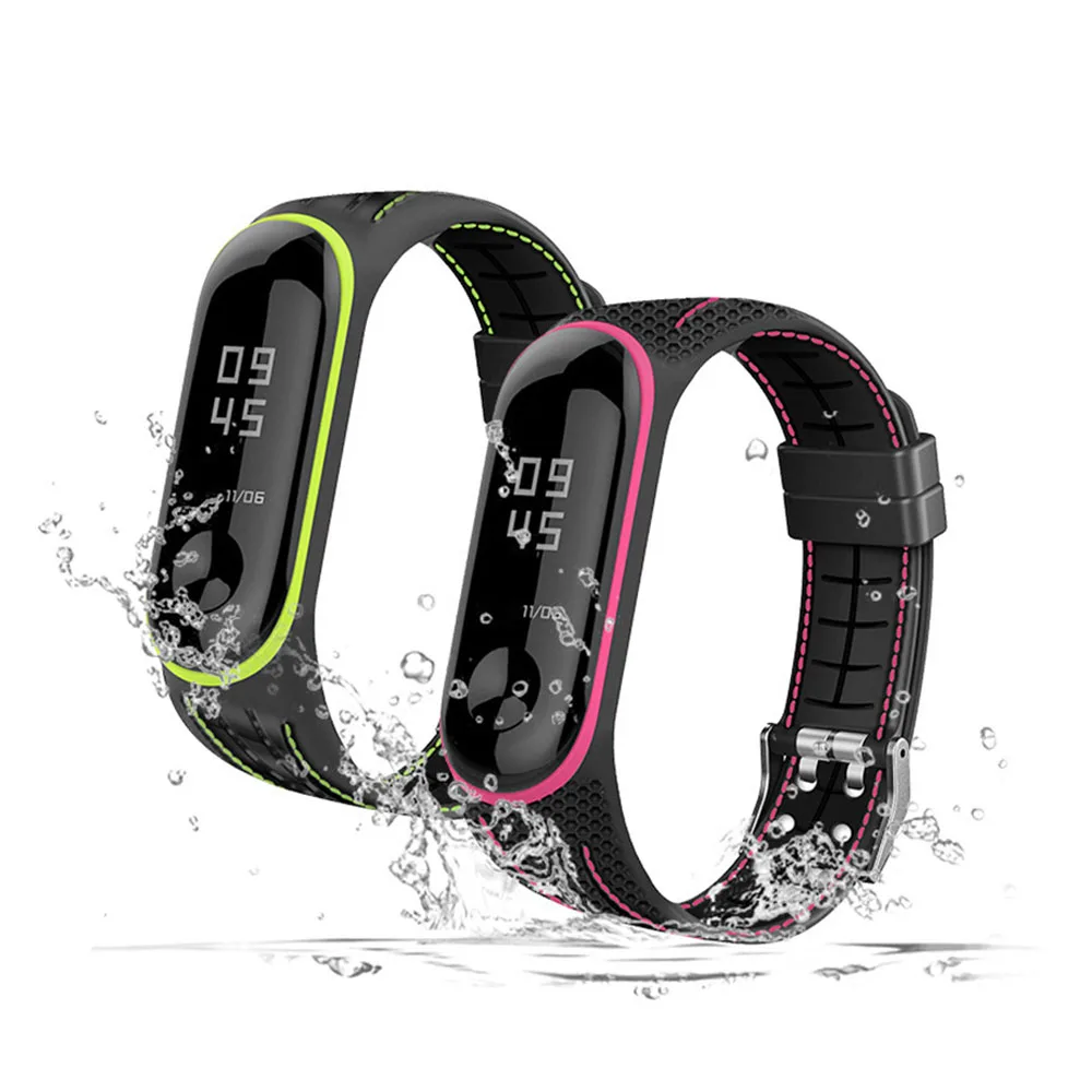 Strap For Mi band 7 6 5 Bracelet Sport Belt Silicone Watchband Replacement Smartwatch Bracelet for Xiaomi Mi Band 3 4 5 6 Strap