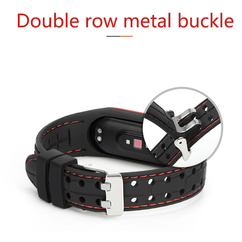 Strap For Mi band 7 6 5 Bracelet Sport Belt Silicone Watchband Replacement Smartwatch Bracelet for Xiaomi Mi Band 3 4 5 6 Strap