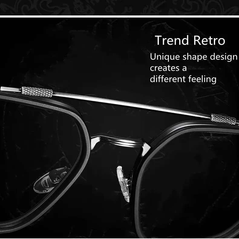 High Quality Brand Design Pure Titanium Men Anti Blue Light Radiation Glasses Computer Gaming Eyewear Women Blocking Ray Goggles