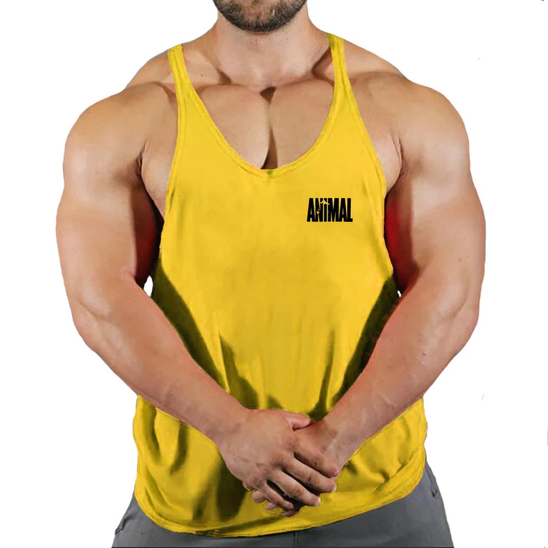Brand Animal Gym Tank Top Men Fitness Clothing Men’s Bodybuilding Tank Tops Summer Gym Clothing for Male Sleeveless Vest Shirt