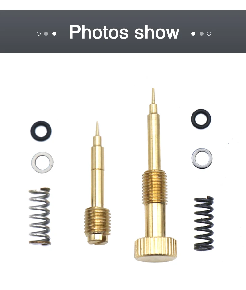 ZSDTRP 1PC Motorcycle Carburetor Air Adjusting Screw Idle Mixture Fuel Ratio Screw For Harley CV40 For Keihi CVK34 CVK36 CVK40