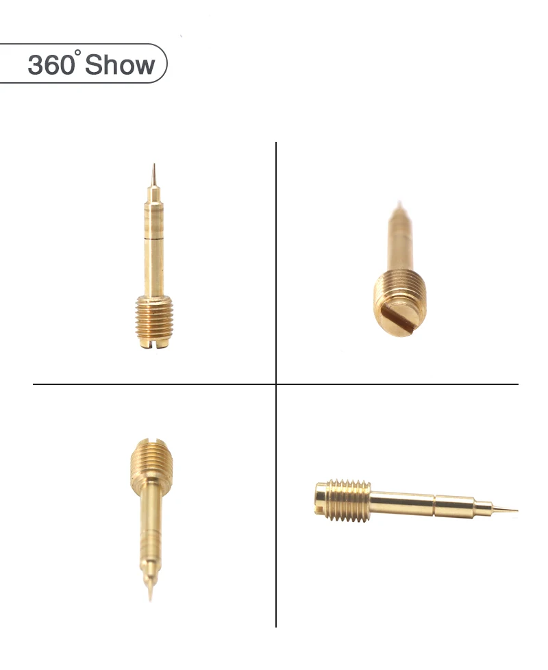 ZSDTRP 1PC Motorcycle Carburetor Air Adjusting Screw Idle Mixture Fuel Ratio Screw For Harley CV40 For Keihi CVK34 CVK36 CVK40