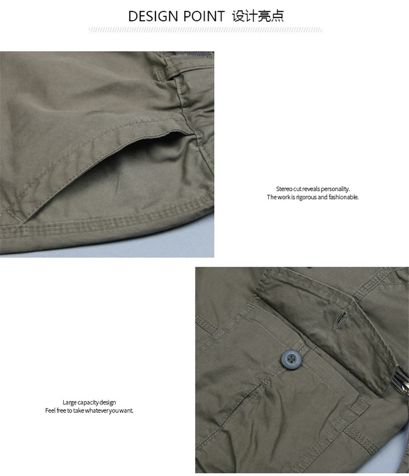 Capri Long Cargo Shorts Men 2026 Summer Casual Cotton Multi Pockets Hot Breeches Cropped Trousers Military Camouflage Shorts 5XL