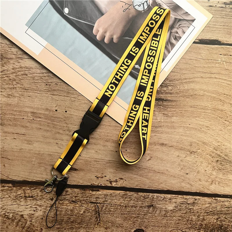 Lanyard Strap for Phone Keys Phone Holder Necklace Neck Strap Keyring DIY Remove Buckle Key Chain for Men Gifts