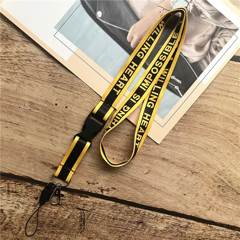 Lanyard Strap for Phone Keys Phone Holder Necklace Neck Strap Keyring DIY Remove Buckle Key Chain for Men Gifts
