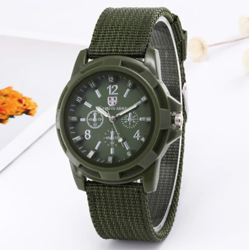 2025 NEW Simple Vintage Classic Sports Nylon Band Quartz Watch Men Watches Wrist CLOCK