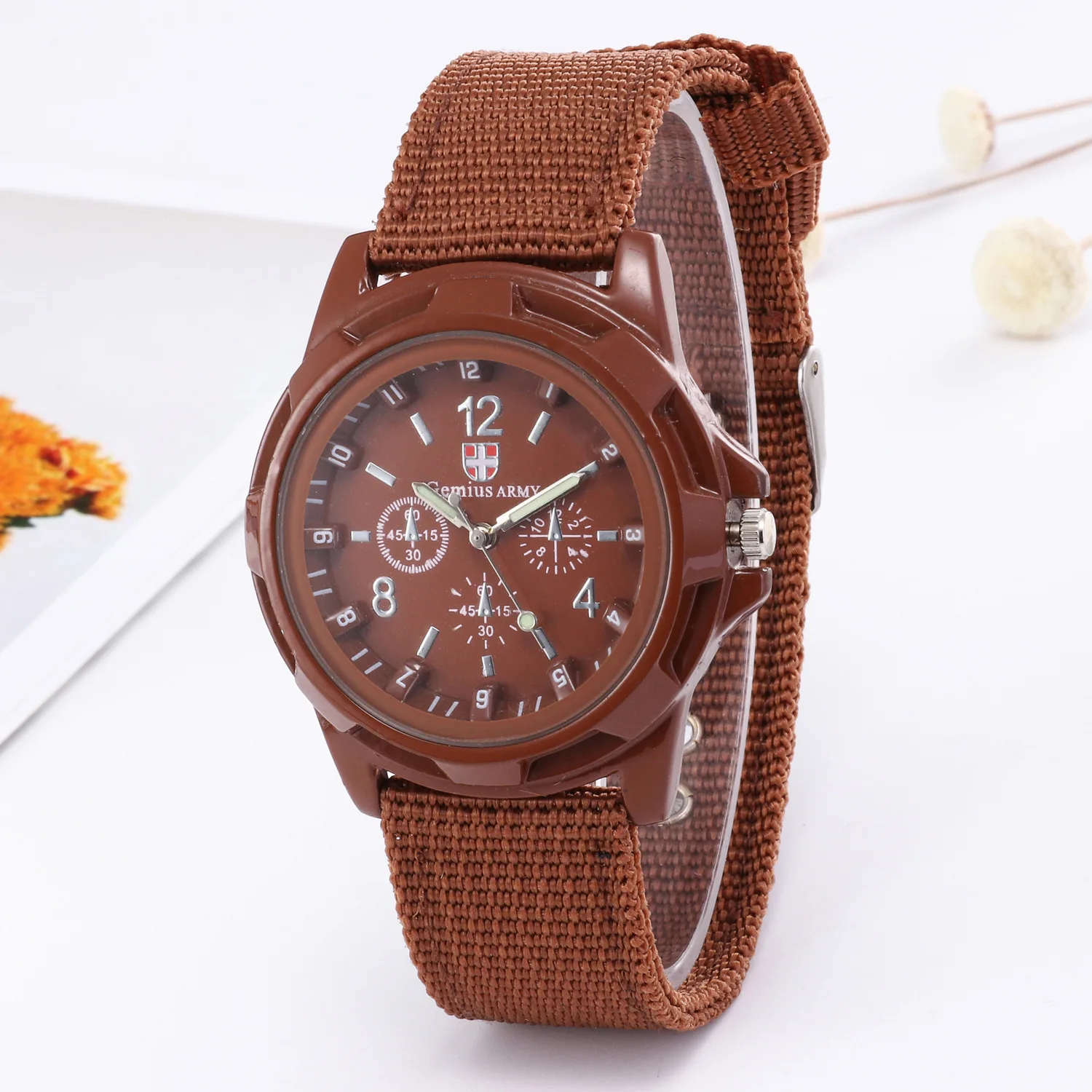2025 NEW Simple Vintage Classic Sports Nylon Band Quartz Watch Men Watches Wrist CLOCK