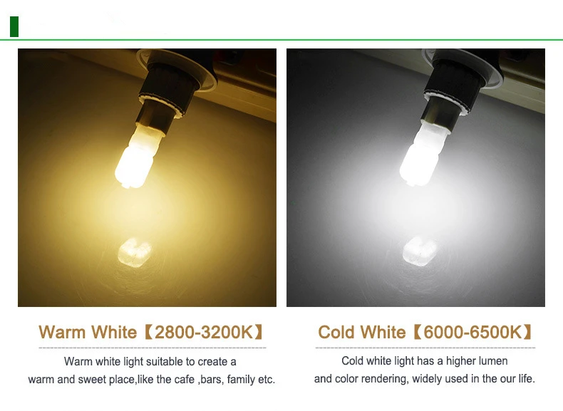 10PCS LED Bulb 3W 5W 7W G9 Light Bulb Dimmable AC220V COB Lamp SMD Spotlight Chandelier Lighting Replace 20w 30w Halogen Lamp