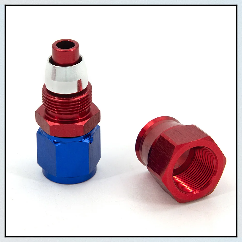 AN6 AN8 straight 45 90 120 180 Degree Reusable Hose End Fitting Adapter For Swivel PTFE Oil Fuel Line Hose End Fitting