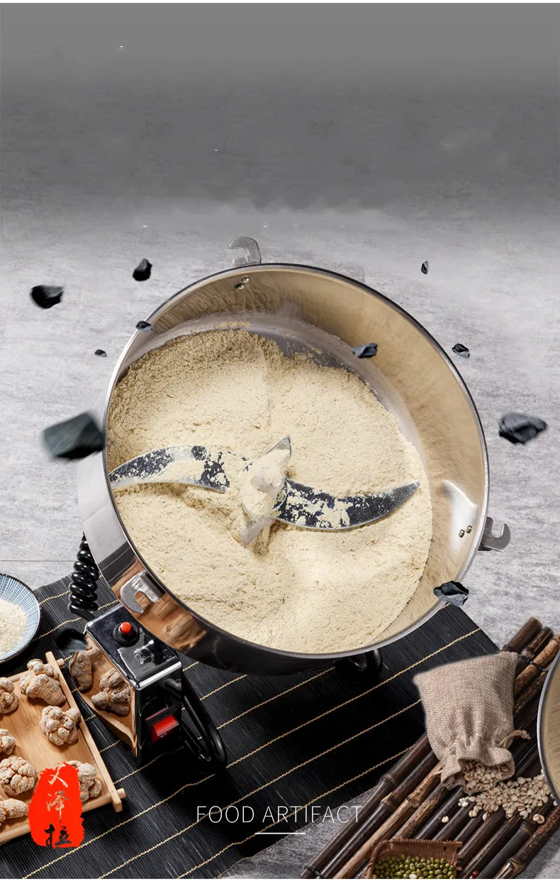 4500g Capacity Dry Food Grinder Mill Home Spice Coffee Grain Cereal Medicine Powder Crusher Gristmill - Kitchen Grinding Machine