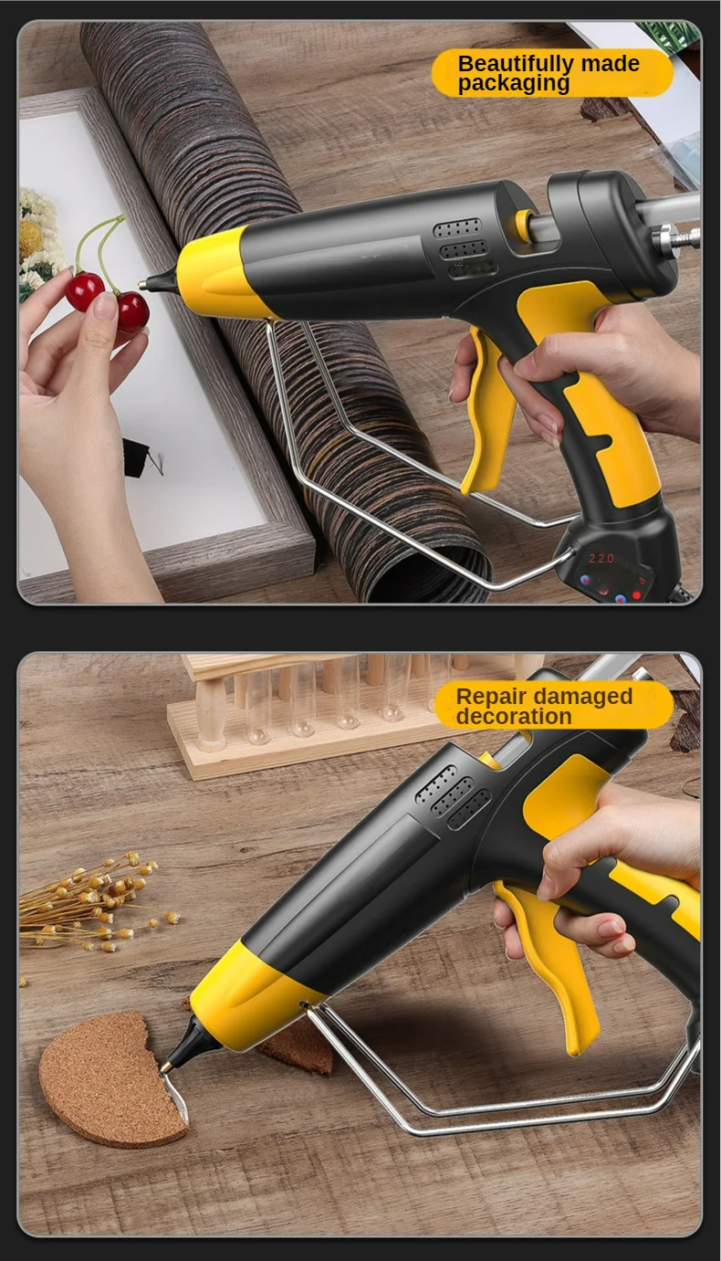 300W-800W Hot Melt Glue Gun Adjustable Temperature for 11mm Hot Glue Sticks Household DIY Handmade Tools Silicone Gun