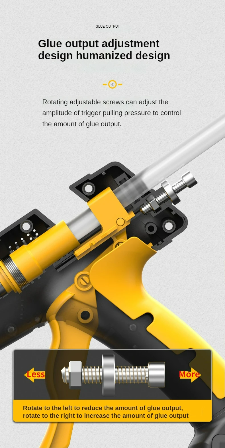 300W-800W Hot Melt Glue Gun Adjustable Temperature for 11mm Hot Glue Sticks Household DIY Handmade Tools Silicone Gun