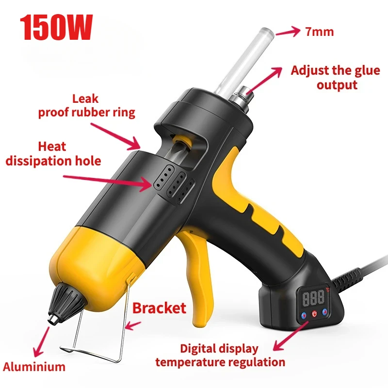 300W-800W Hot Melt Glue Gun Adjustable Temperature for 11mm Hot Glue Sticks Household DIY Handmade Tools Silicone Gun