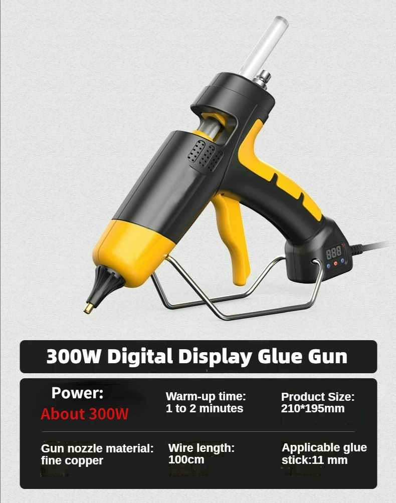 300W-800W Hot Melt Glue Gun Adjustable Temperature for 11mm Hot Glue Sticks Household DIY Handmade Tools Silicone Gun