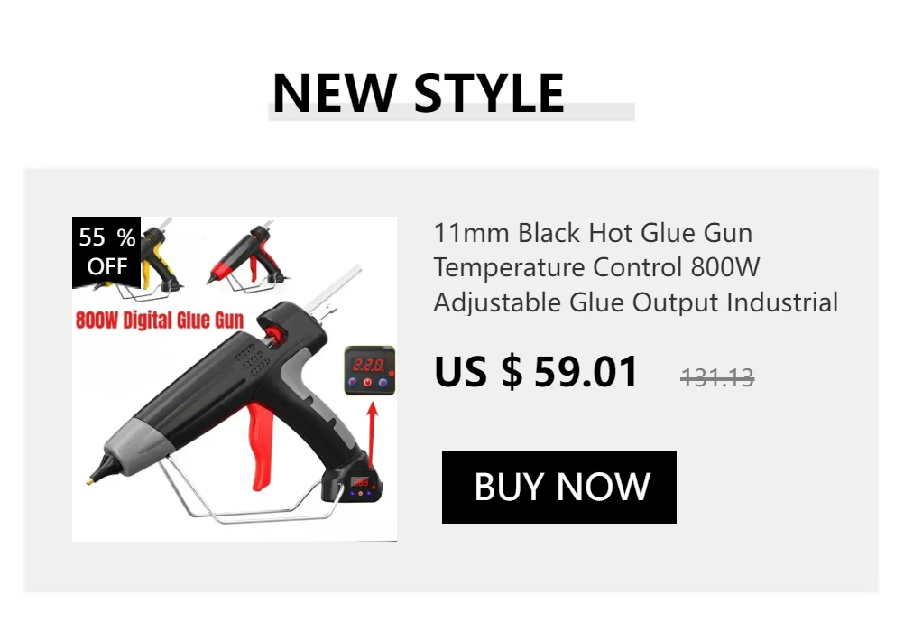 300W-800W Hot Melt Glue Gun Adjustable Temperature for 11mm Hot Glue Sticks Household DIY Handmade Tools Silicone Gun