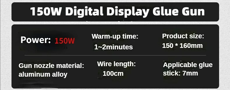 300W-800W Hot Melt Glue Gun Adjustable Temperature for 11mm Hot Glue Sticks Household DIY Handmade Tools Silicone Gun