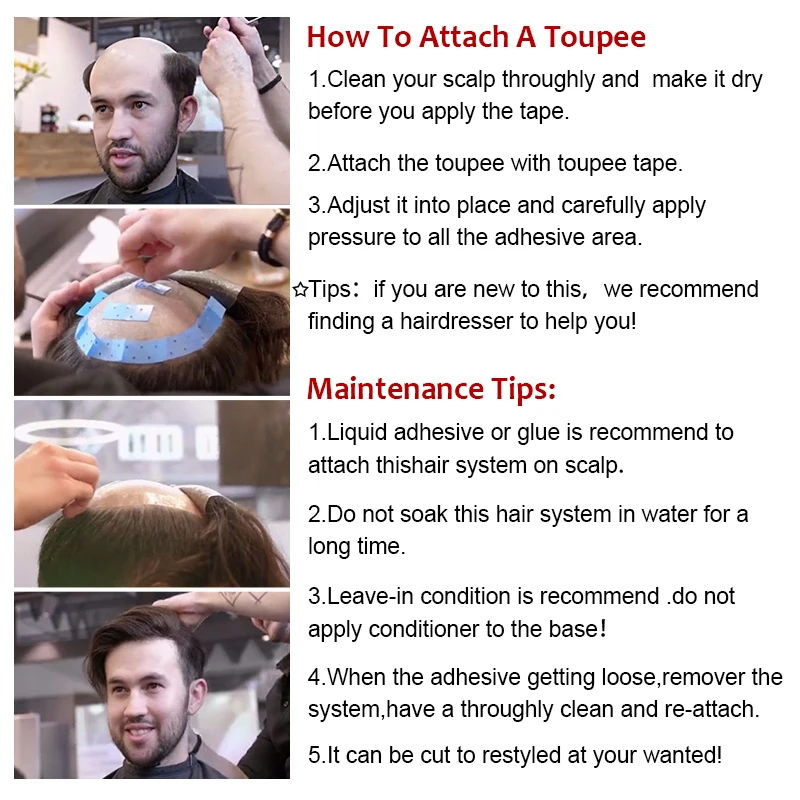 Australia Man Toupee Lace PU Indian Human Hair Wigs High Quality Men's Capillary Prothesis Natural Real Hair System Replacement