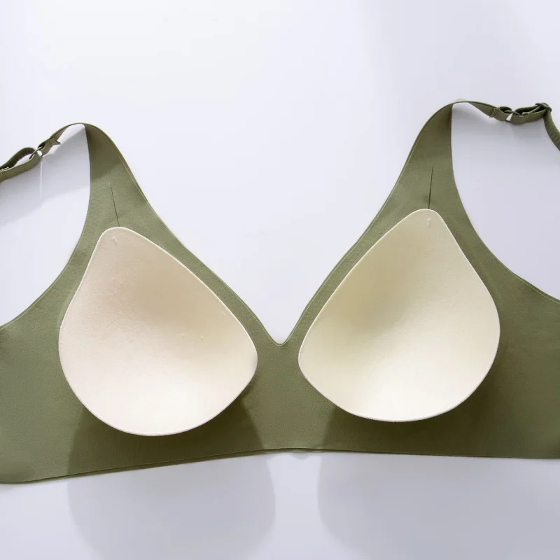 2Pcs/Set Seamless Bras For Women Wireless Underwear Push Up Bralette Soft Padded Deep V Sexy Lingerie Sleepwear Intimates S-3XL