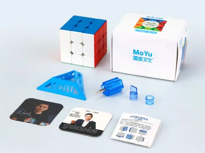 [JudyCube] Moyu RS3M 2020 3x3x3 Magnetic Magic Cube - Professional Maglev Puzzle Toy 2021 Updated Version Cubo Magico RS3M UV