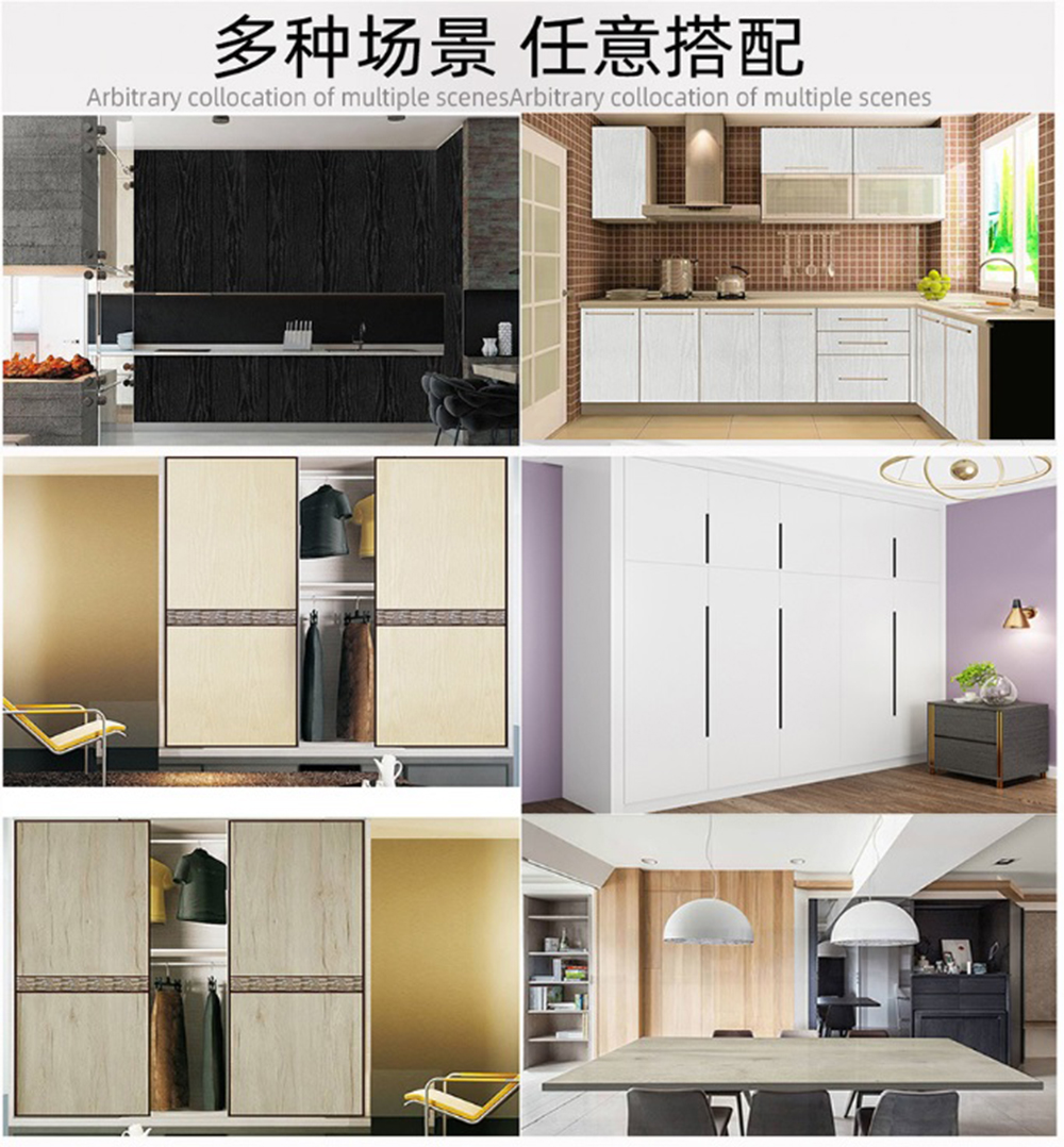 Wood Stripe Vinyl DIY Self Adhesive Waterproof PVC Wallpaper Renovation Cabinets Furniture Wall Sticker Home Decor Sticky Papers