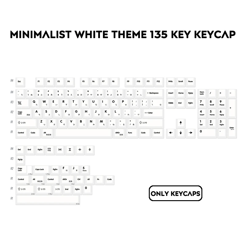 GMK Sushi TaiChi Large Set DYE-SUB PBT Keycap Japanese Custom Personality Cherry Profile Keycaps For Mechanical Keyboard 61/64