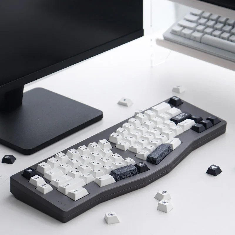 GMK Sushi TaiChi Large Set DYE-SUB PBT Keycap Japanese Custom Personality Cherry Profile Keycaps For Mechanical Keyboard 61/64