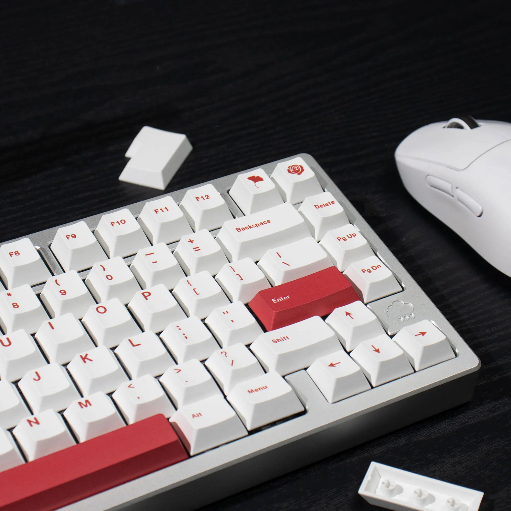 GMK Sushi TaiChi Large Set DYE-SUB PBT Keycap Japanese Custom Personality Cherry Profile Keycaps For Mechanical Keyboard 61/64