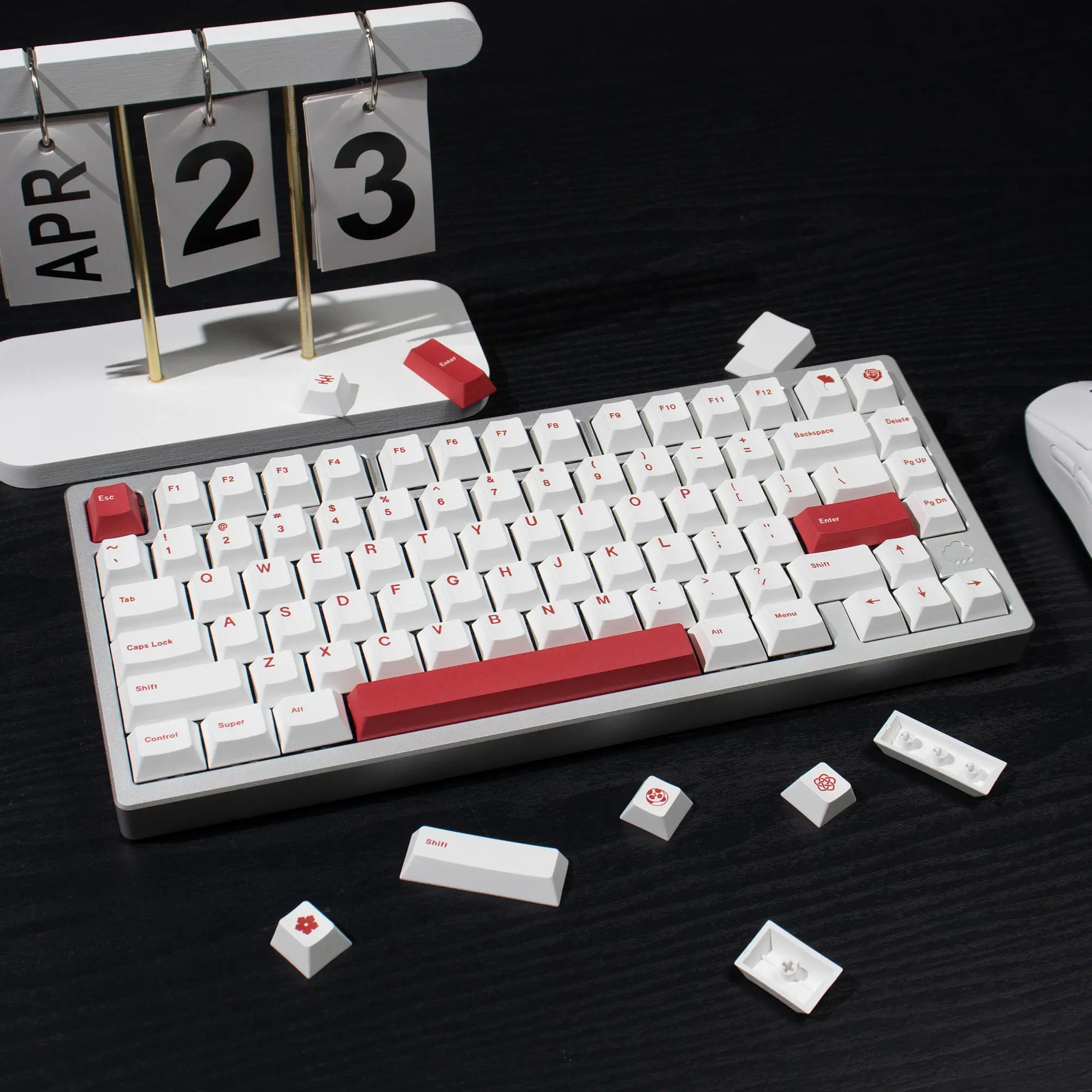 GMK Sushi TaiChi Large Set DYE-SUB PBT Keycap Japanese Custom Personality Cherry Profile Keycaps For Mechanical Keyboard 61/64