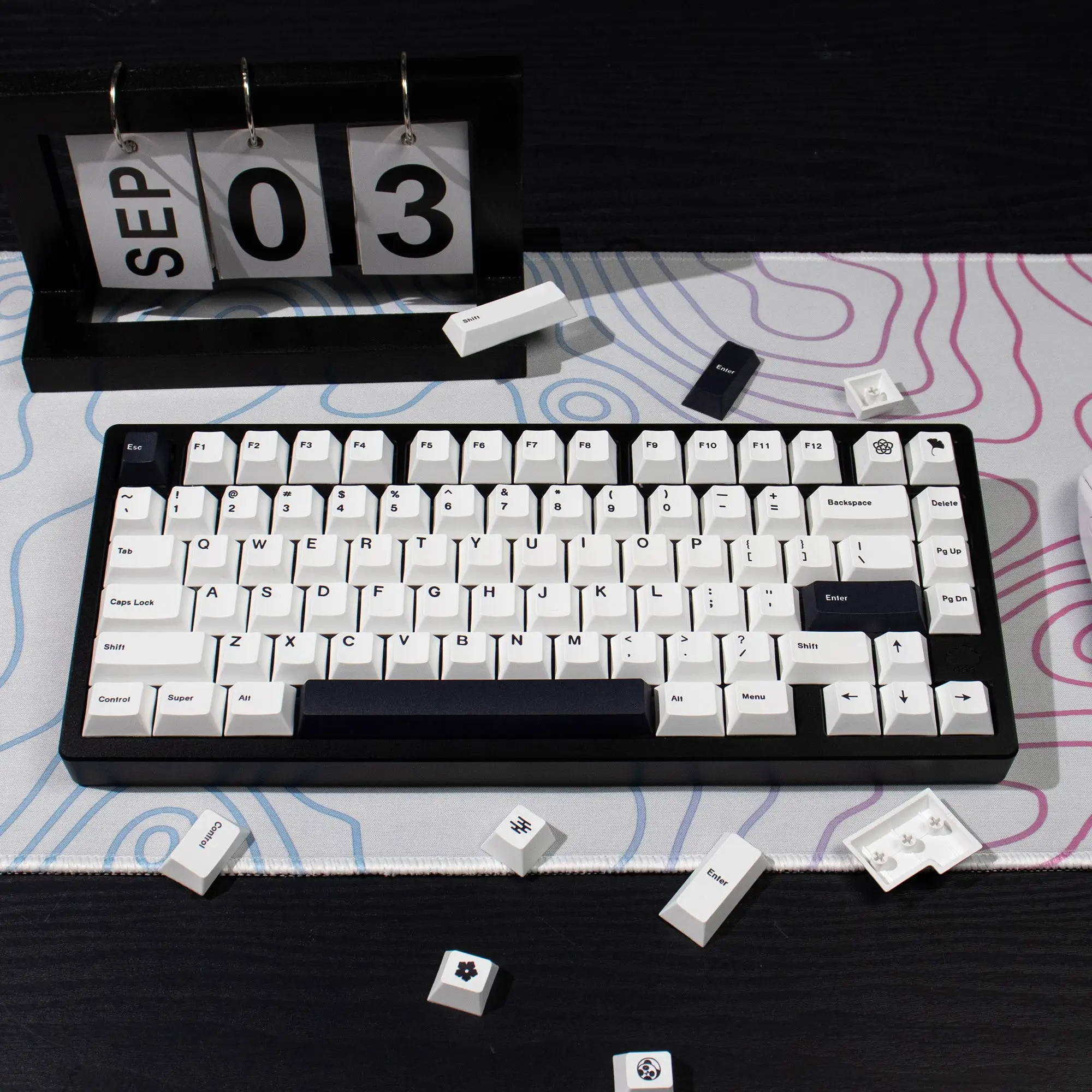 GMK Sushi TaiChi Large Set DYE-SUB PBT Keycap Japanese Custom Personality Cherry Profile Keycaps For Mechanical Keyboard 61/64