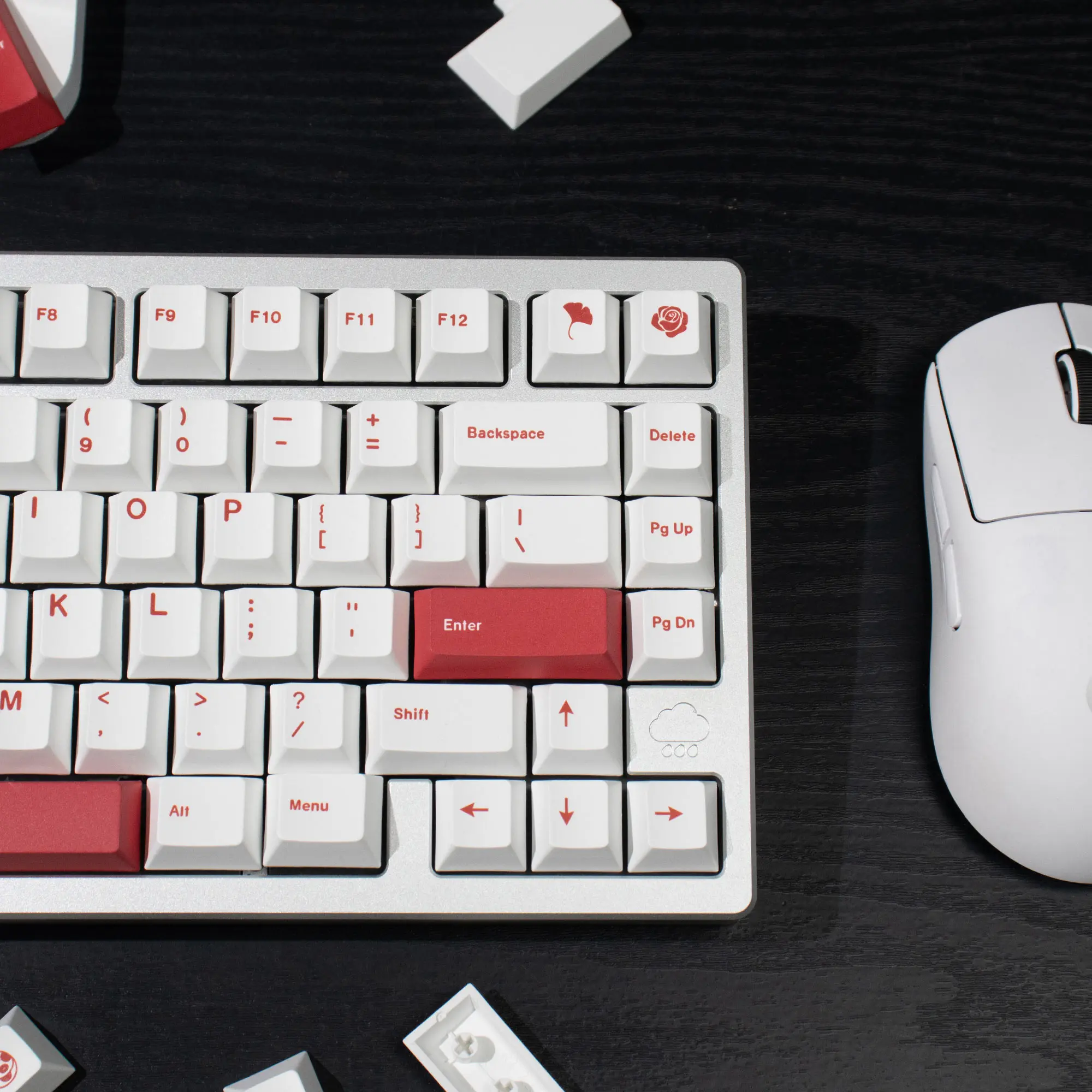 GMK Sushi TaiChi Large Set DYE-SUB PBT Keycap Japanese Custom Personality Cherry Profile Keycaps For Mechanical Keyboard 61/64