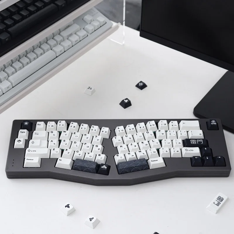 GMK Sushi TaiChi Large Set DYE-SUB PBT Keycap Japanese Custom Personality Cherry Profile Keycaps For Mechanical Keyboard 61/64