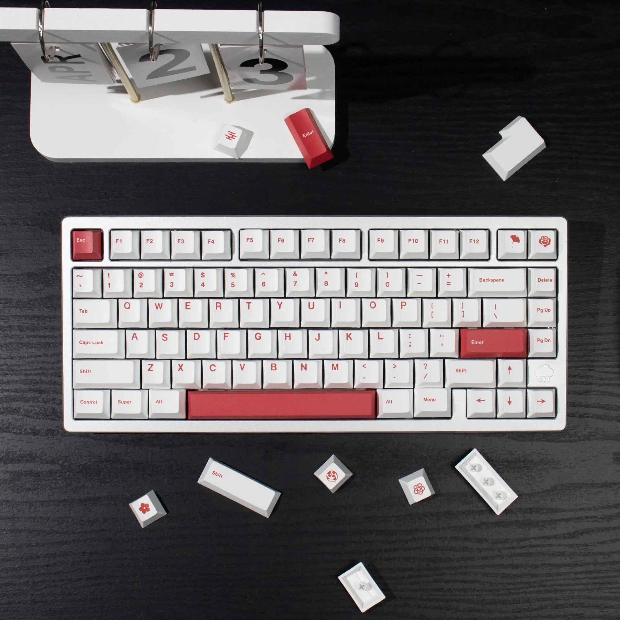 GMK Sushi TaiChi Large Set DYE-SUB PBT Keycap Japanese Custom Personality Cherry Profile Keycaps For Mechanical Keyboard 61/64