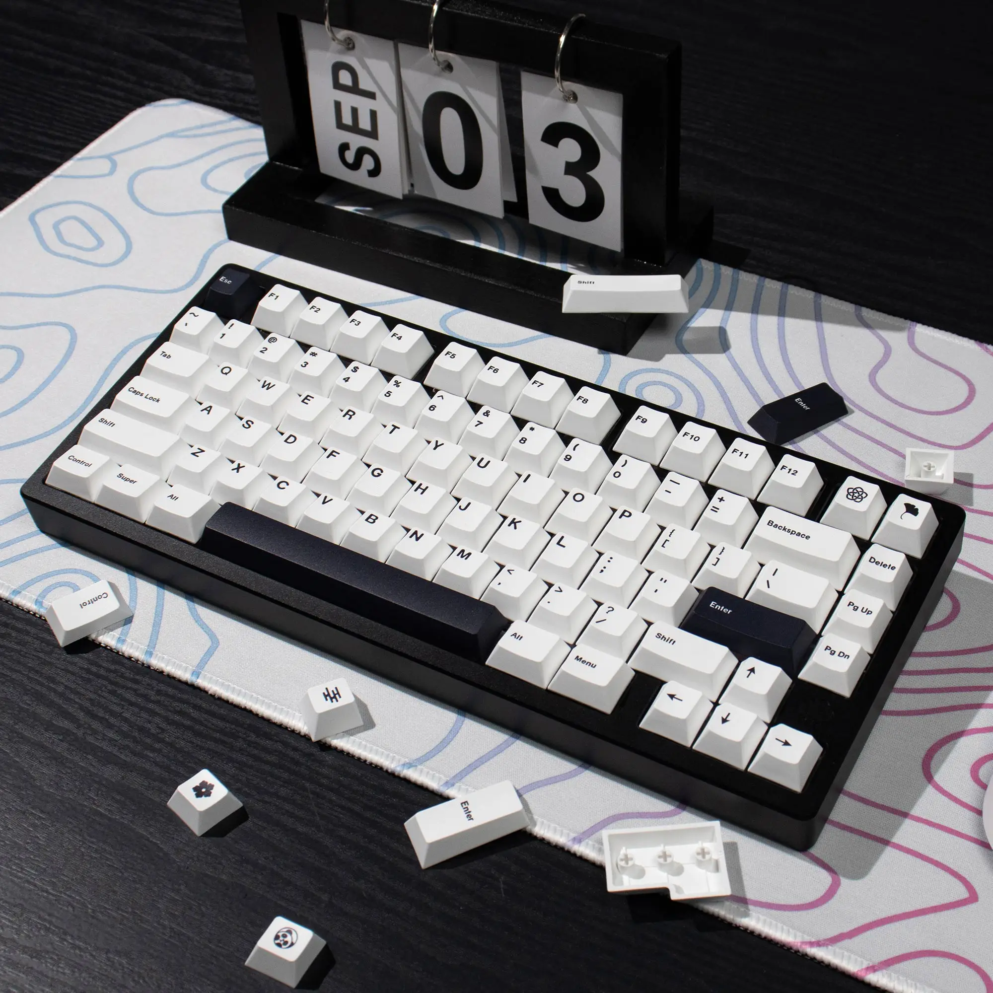 GMK Sushi TaiChi Large Set DYE-SUB PBT Keycap Japanese Custom Personality Cherry Profile Keycaps For Mechanical Keyboard 61/64
