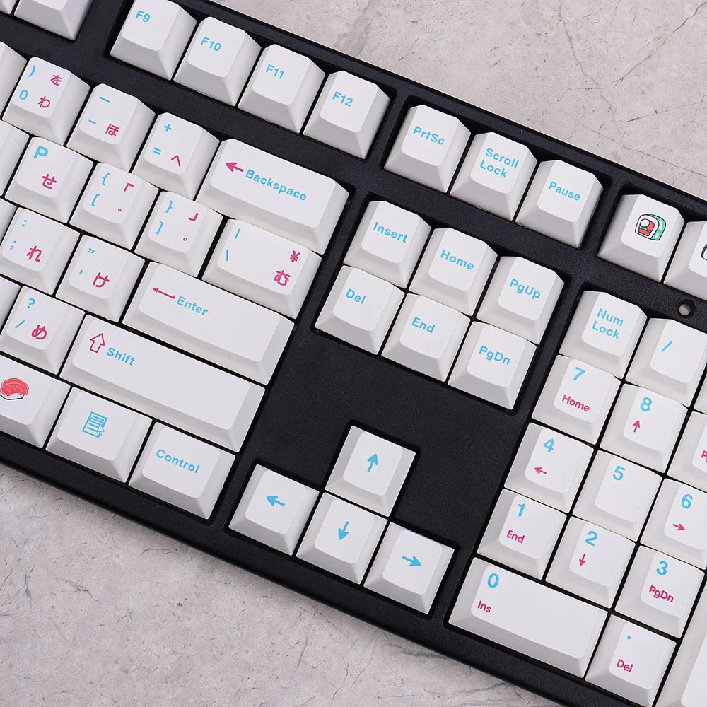 GMK Sushi TaiChi Large Set DYE-SUB PBT Keycap Japanese Custom Personality Cherry Profile Keycaps For Mechanical Keyboard 61/64