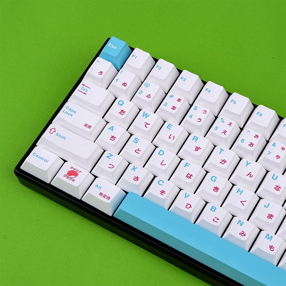 GMK Sushi TaiChi Large Set DYE-SUB PBT Keycap Japanese Custom Personality Cherry Profile Keycaps For Mechanical Keyboard 61/64