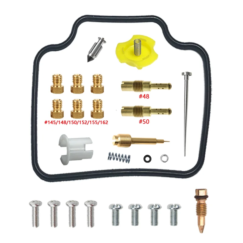 HONDA DOMINATOR 650 NX650 Carburetor Repair Kit Float Aircut off Diaphragm Parts 1988-1994