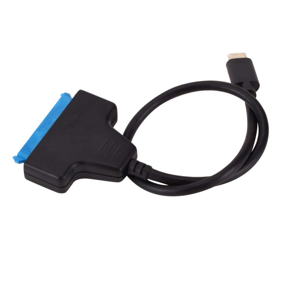LccKaa SATA 3 to Type-C Cable USB 3.1 C to SATA Adapter Up to 6 Gbps Support 2.5 Inches SSD HDD Hard Drive 22 Pin SATA Cable