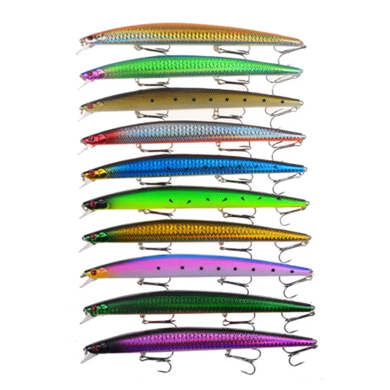 1pcs New Big Laser Minnow Fishing Lures 18cm/24g Fishing Hard Bait Crankbaits Isca Artificiais Pesca Sea Wobbler Swimming Baits