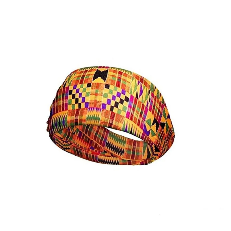Bohemian Style Printed Stretch yoga Exercise Headband Running Cycling Outdoor Sports Sweatband