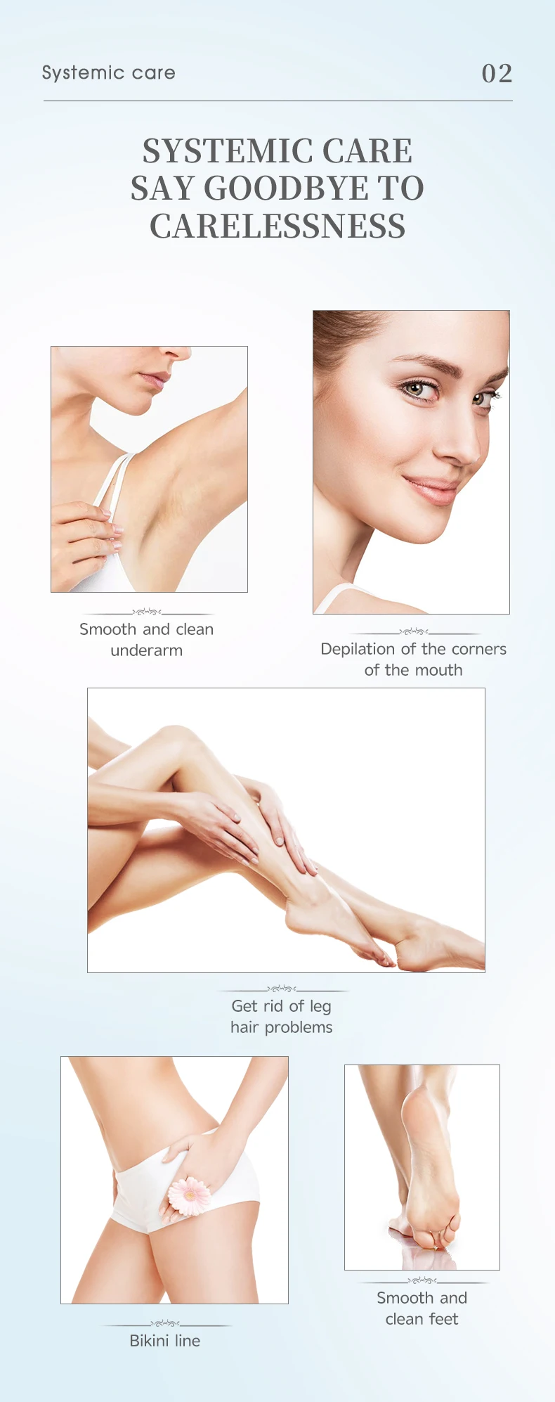 Kemei Rechargeable Women Epilator Electric Facial Body Hair Remover Bikini Trimmer Rotary Female Epilator For Face Leg With