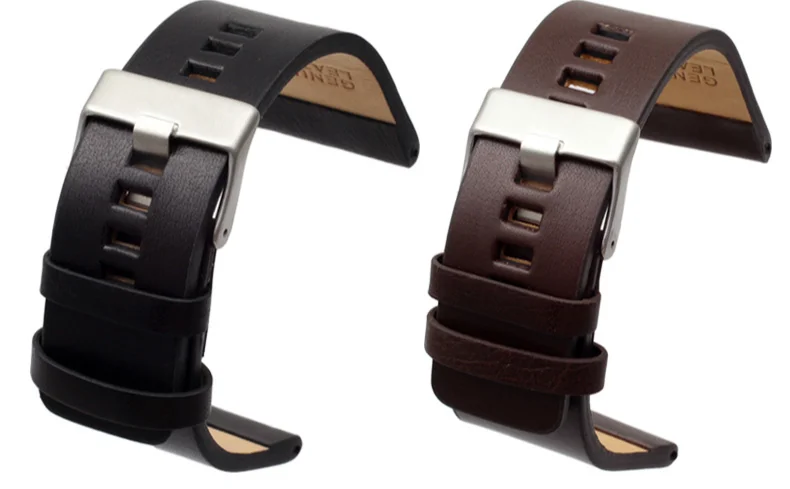 Exquisite Elegant Genuine Leather Watchbands for Diesel Dz4343 Dz4405 Dz7257 Dz4423 Breathable Strap 22 24 26 28mm