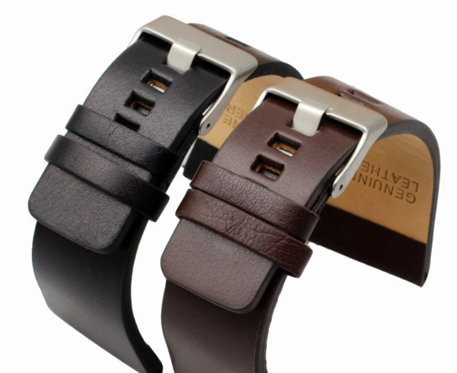 Exquisite Elegant Genuine Leather Watchbands for Diesel Dz4343 Dz4405 Dz7257 Dz4423 Breathable Strap 22 24 26 28mm