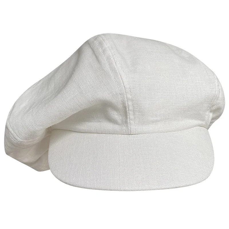 Big Head Newsboy Cap Women Beret Vintage Painter Spring Summer Autumn Winter Hats Houndstooth Octagonal Cap Female Bone Male 005